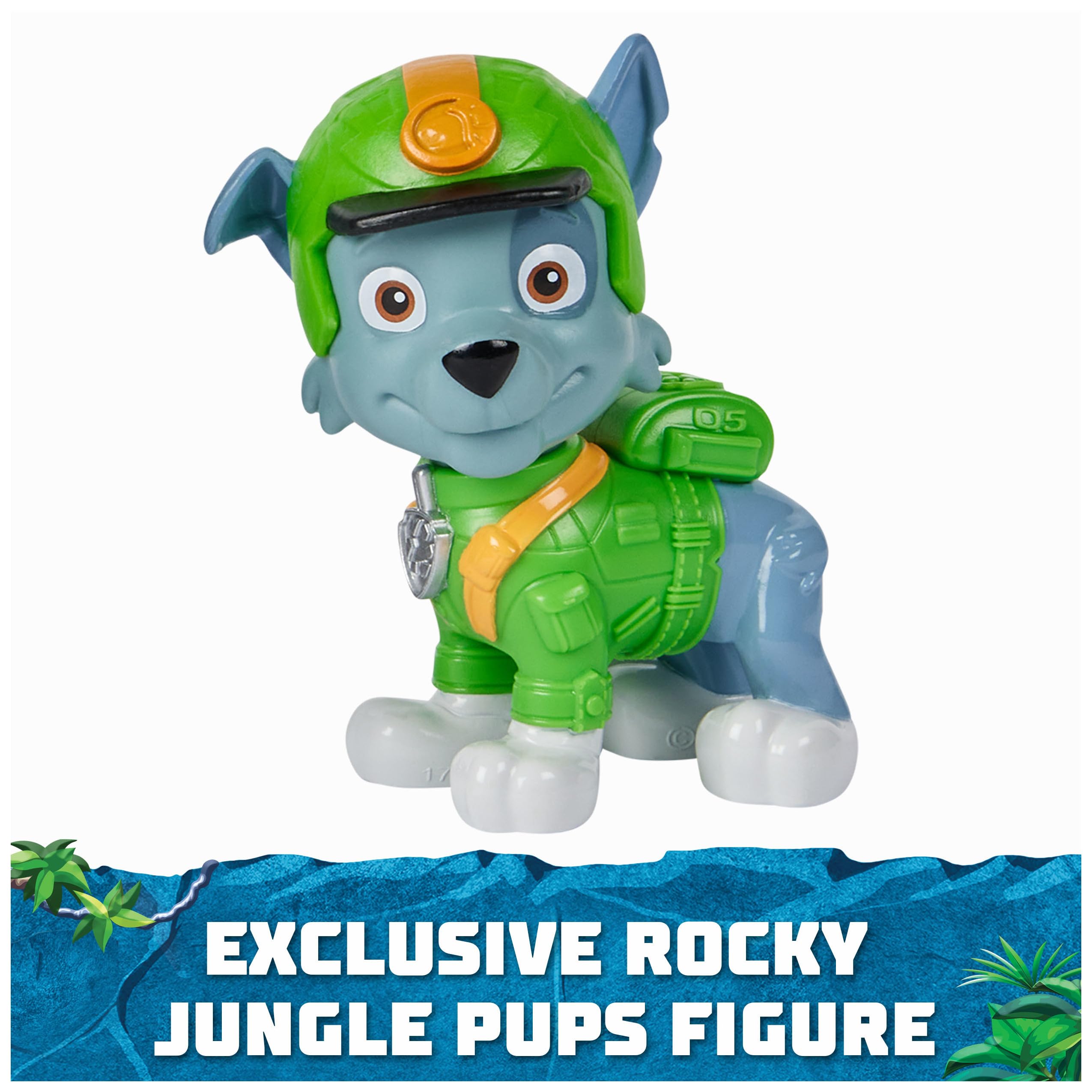 Foto 7 pulgar | Camión de Juguete Paw Patrol Jungle Pups Rocky con Figura de Acción - Venta Internacional