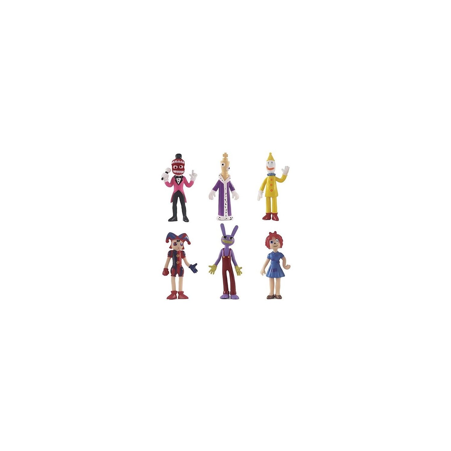 Set de 6 Figuras The Amazing Digital Circus de 10 cm - Venta Internacional