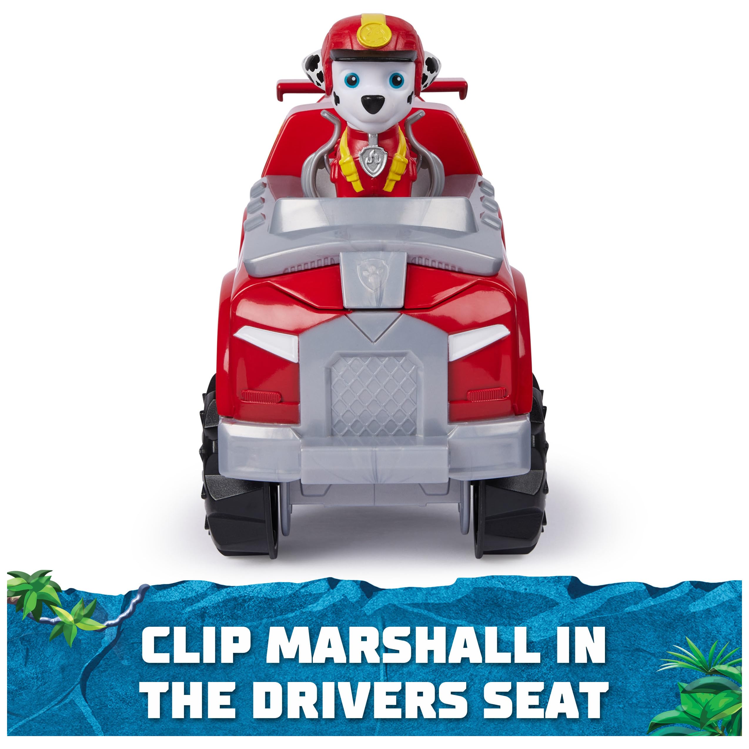 Foto 7 | Vehículo de Juguete Paw Patrol Jungle Pups Marshall con Figuras - Venta Internacional