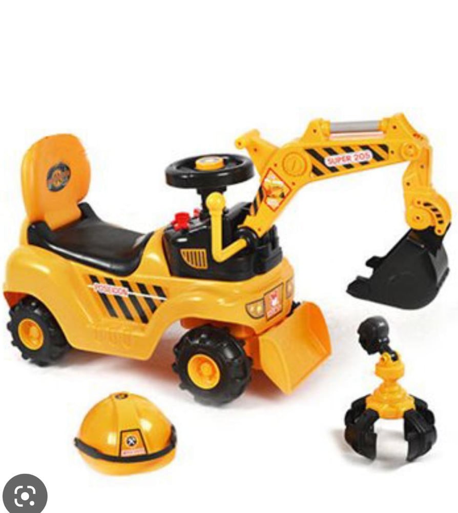 Foto 3 pulgar | Toy Backhoe Rider- Venta Internacional