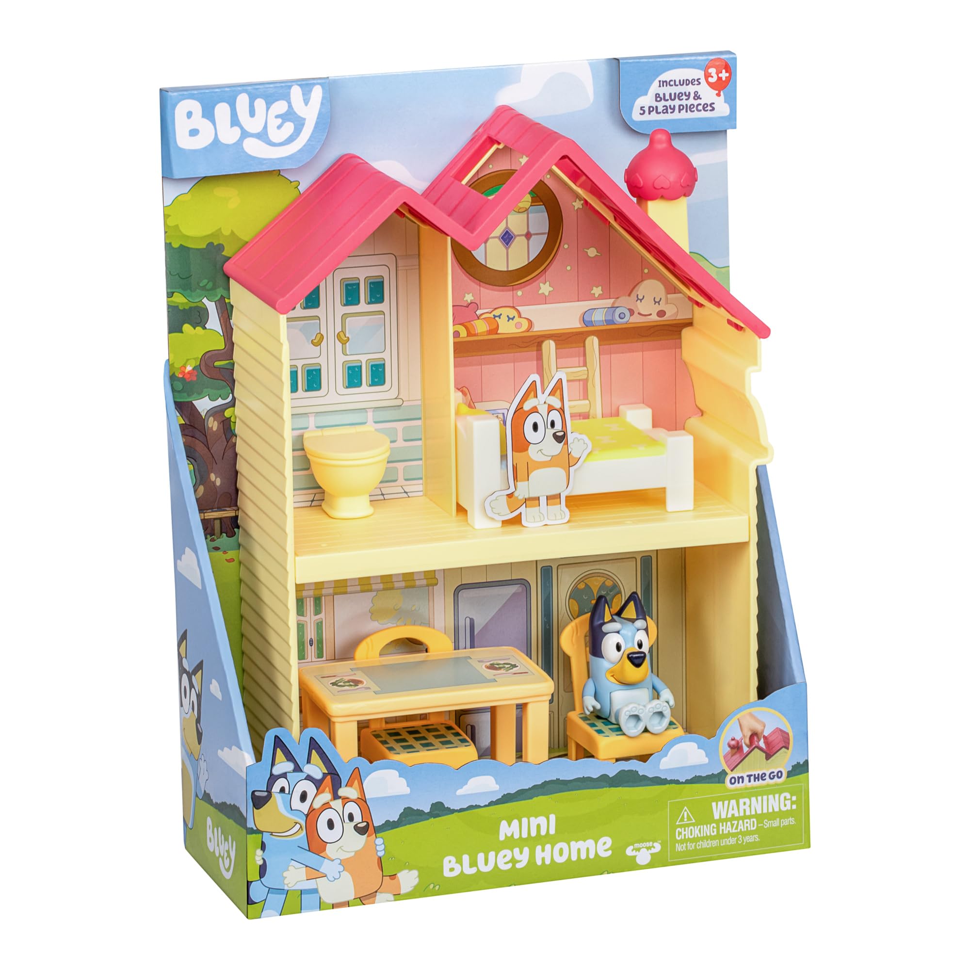 Foto 5 pulgar | Minicasa Playset Bluey con Figura y 5 Piezas De Juego 3 Habitaciones - Venta Internacional