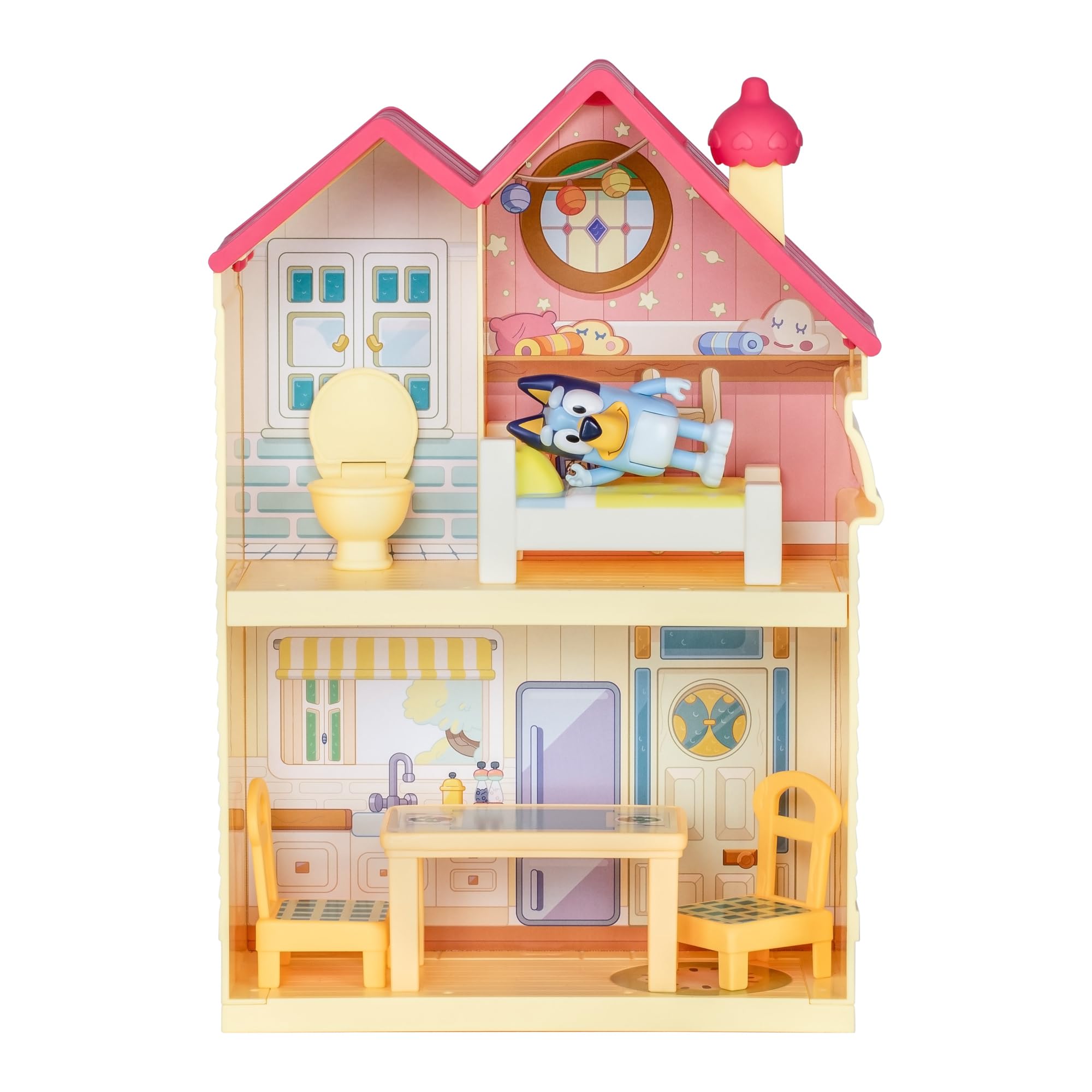 Foto 7 pulgar | Minicasa Playset Bluey con Figura y 5 Piezas De Juego 3 Habitaciones - Venta Internacional