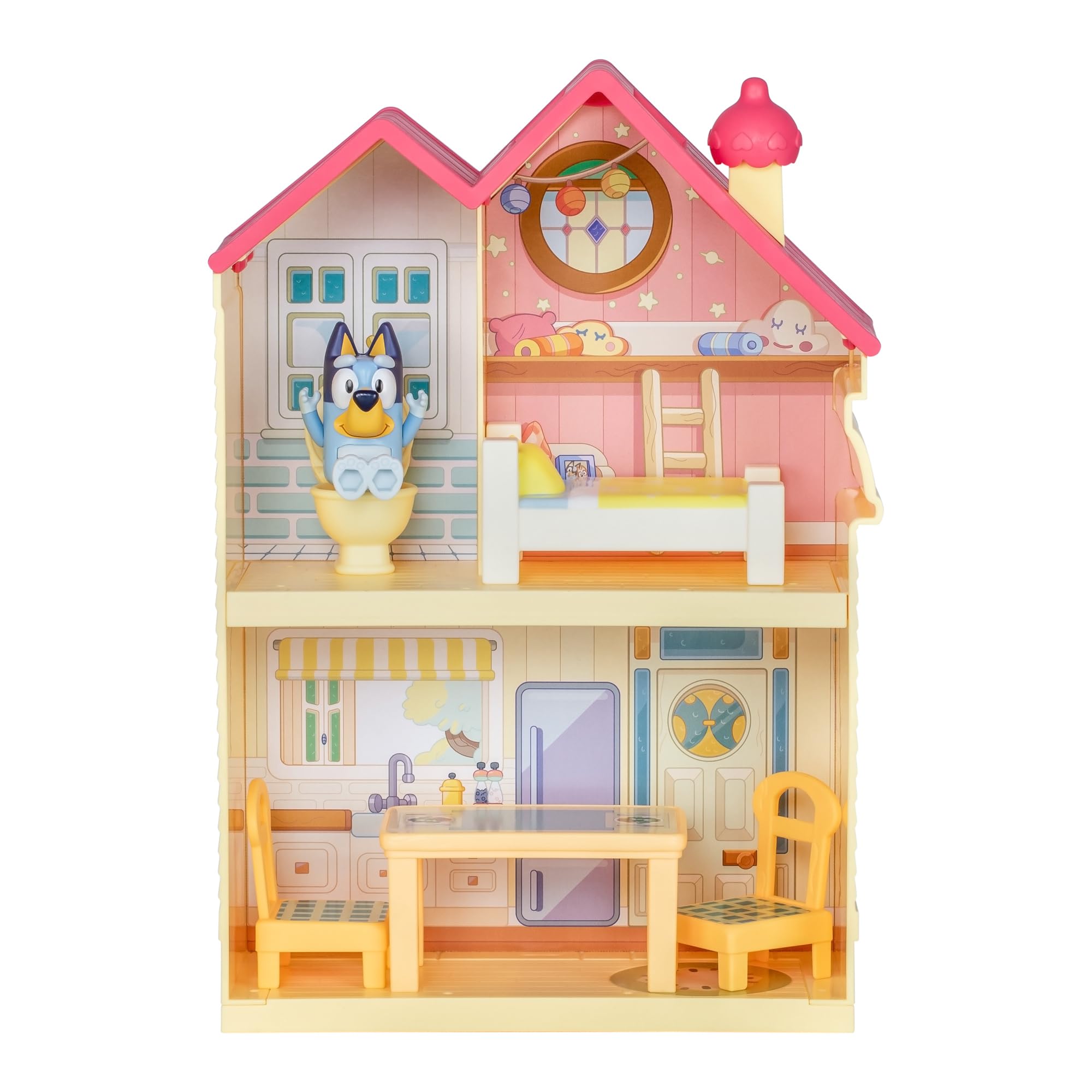 Foto 8 pulgar | Minicasa Playset Bluey con Figura y 5 Piezas De Juego 3 Habitaciones - Venta Internacional