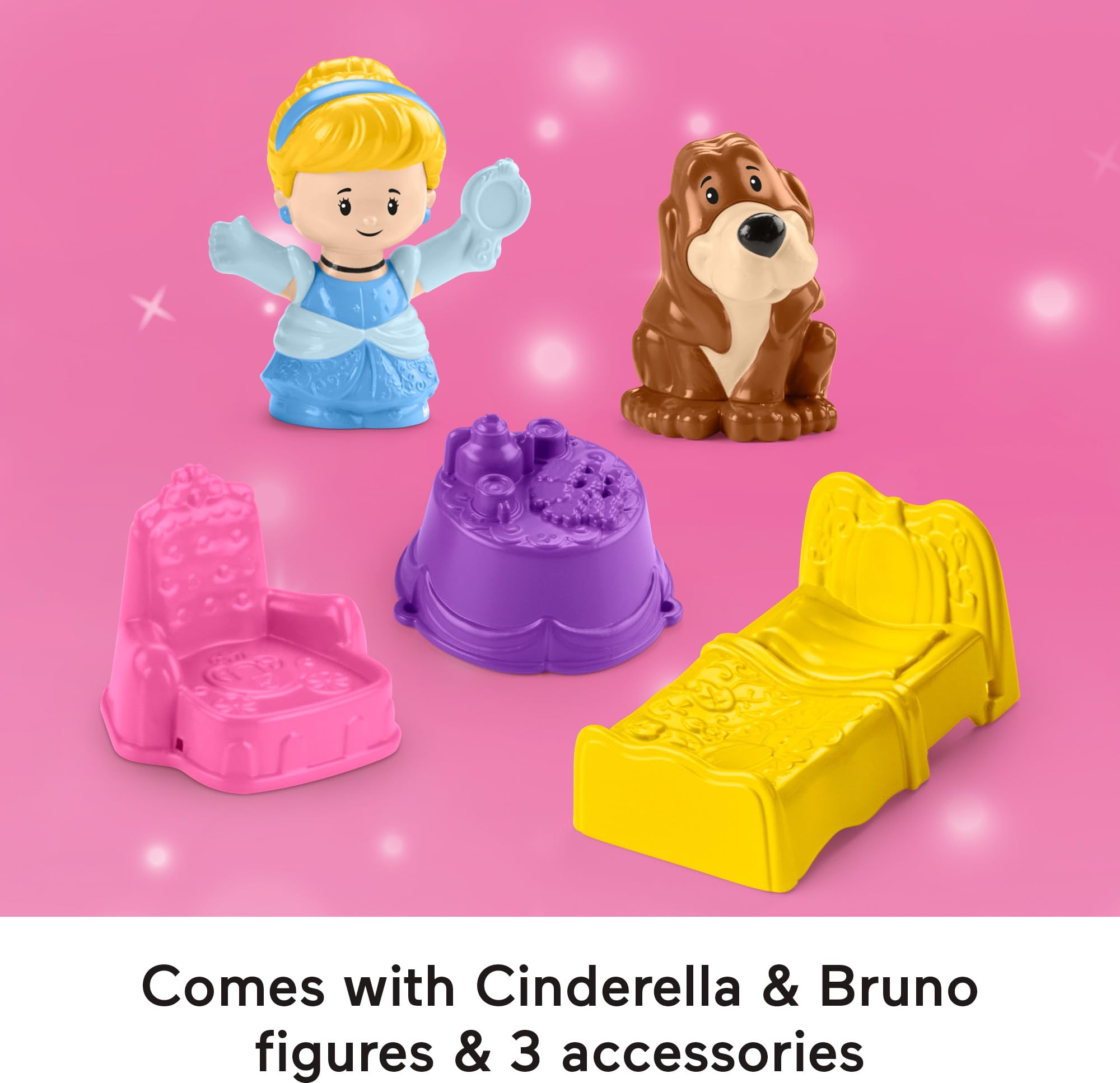 Foto 6 pulgar | Set de juego Fisher-Price Little People Disney Princess Cenicienta - Venta Internacional