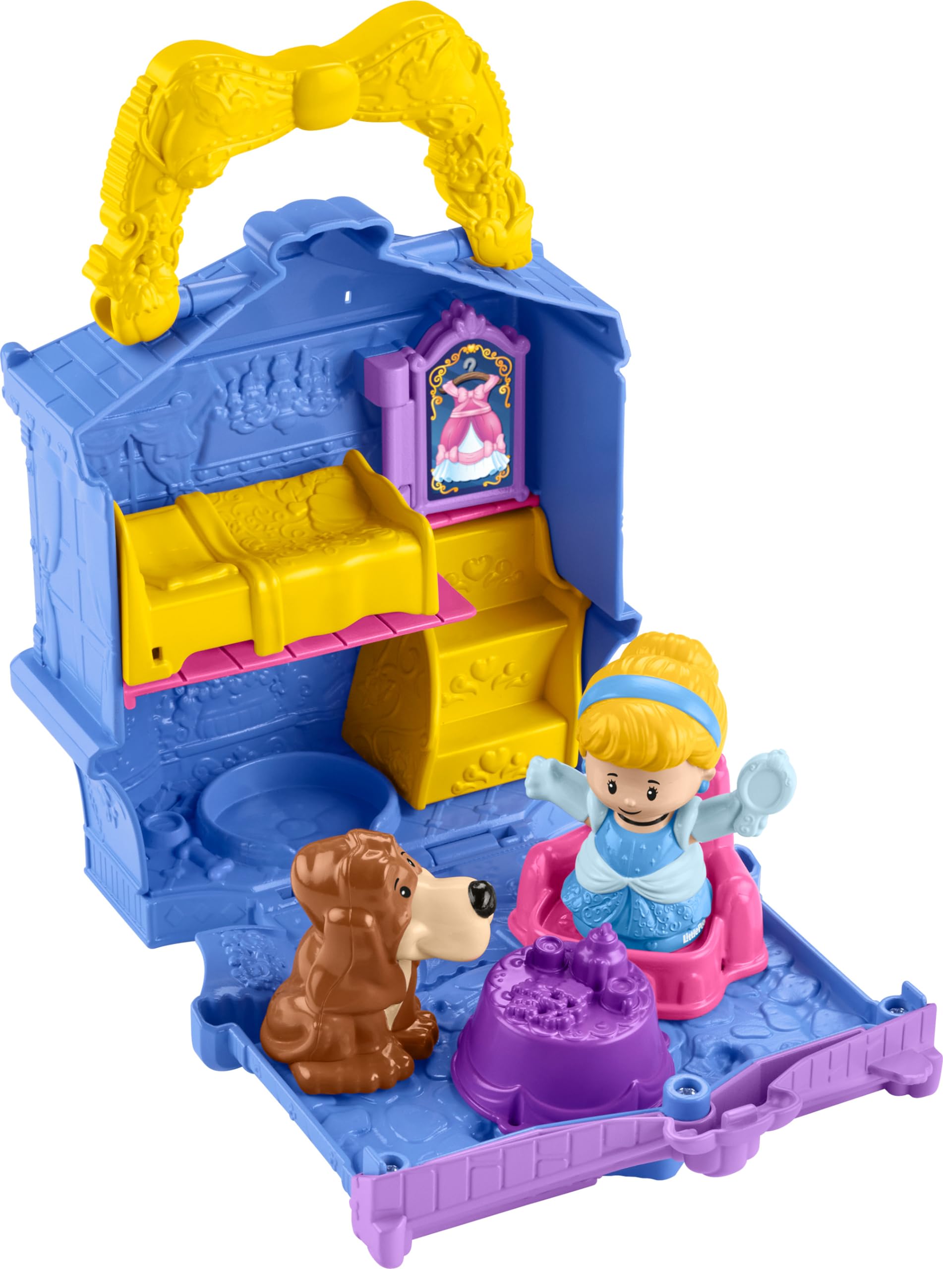 Foto 7 pulgar | Set de juego Fisher-Price Little People Disney Princess Cenicienta - Venta Internacional