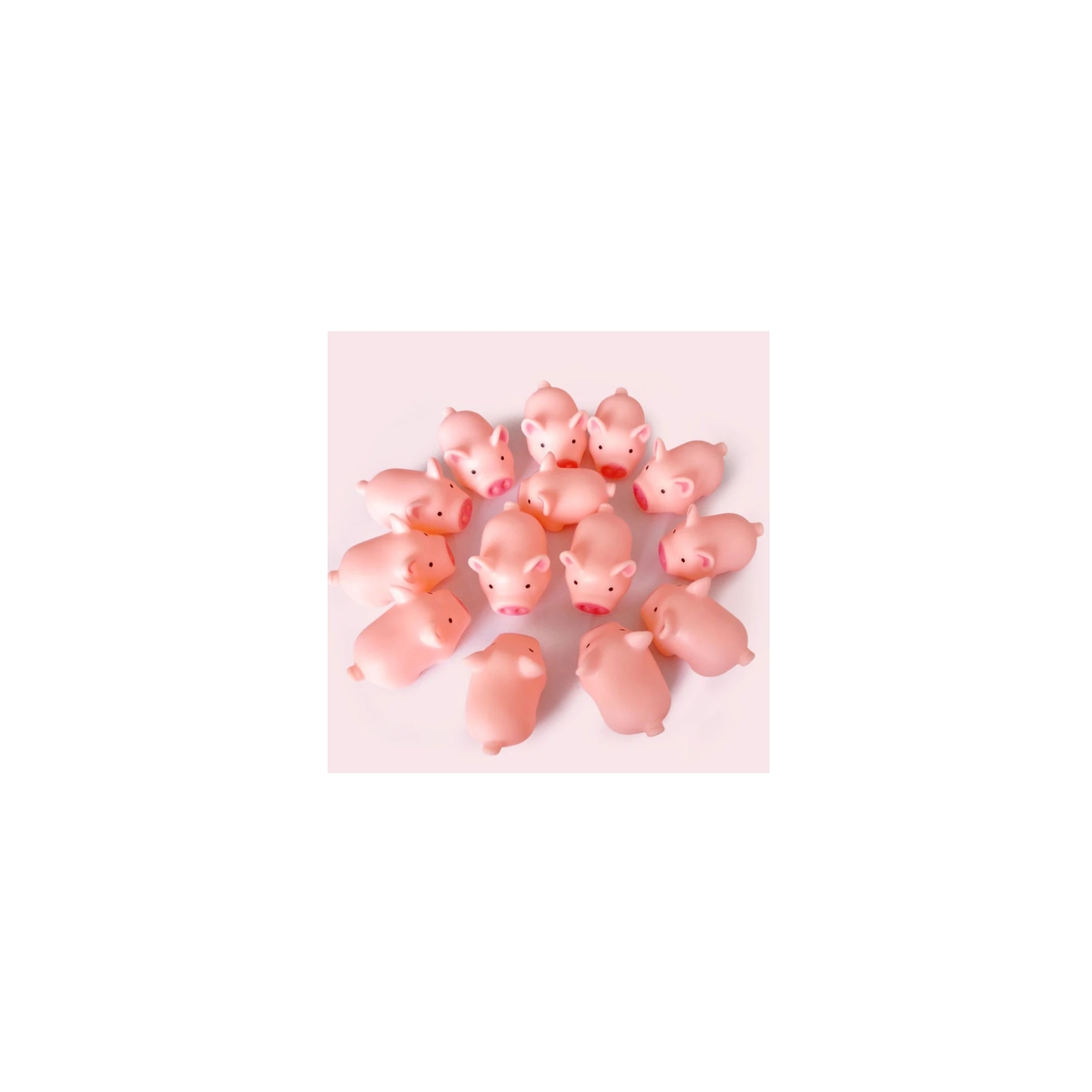 Foto 2 pulgar | Set de 12 Pequeños Cerditos de Goma - Venta Internacional