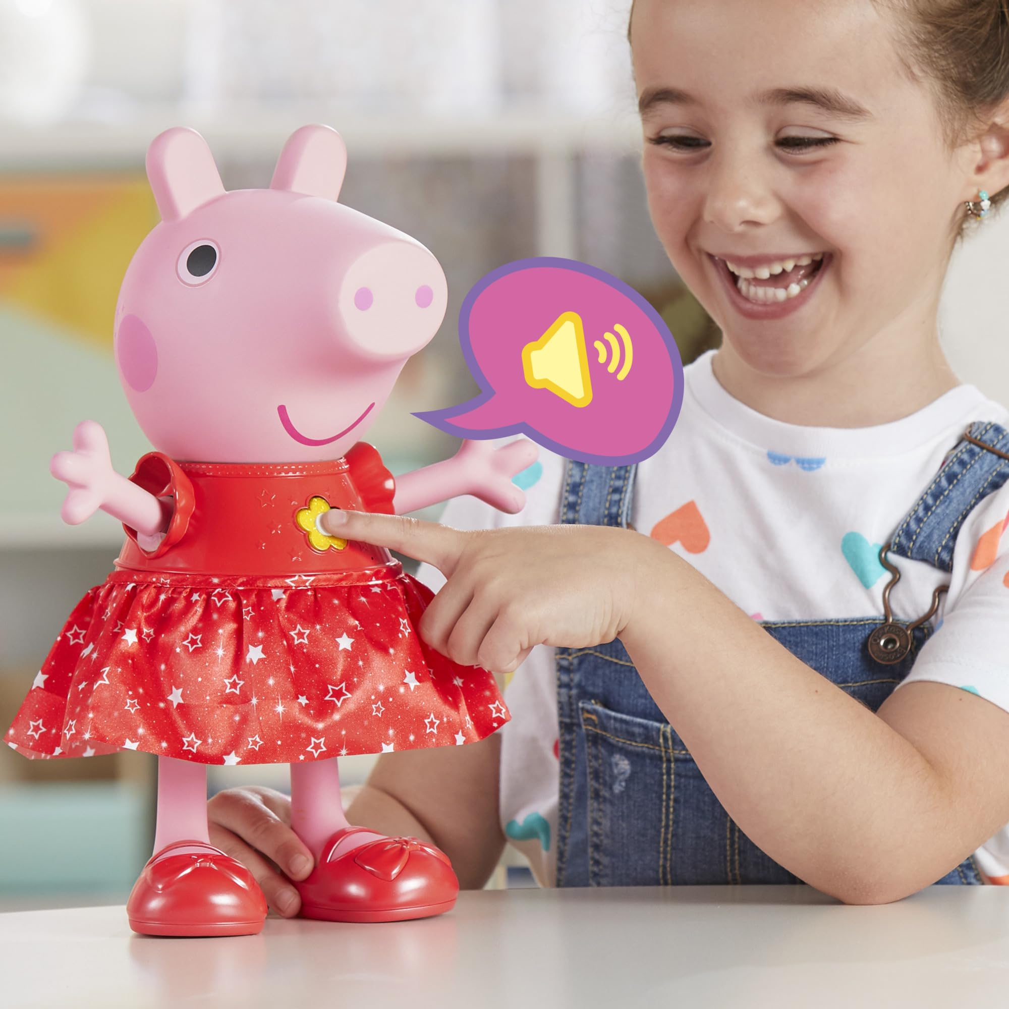 Foto 8 pulgar | Muñeca Interactiva Peppa Pig Peppa's Muddy Puddles Party 30 cm - Venta Internacional