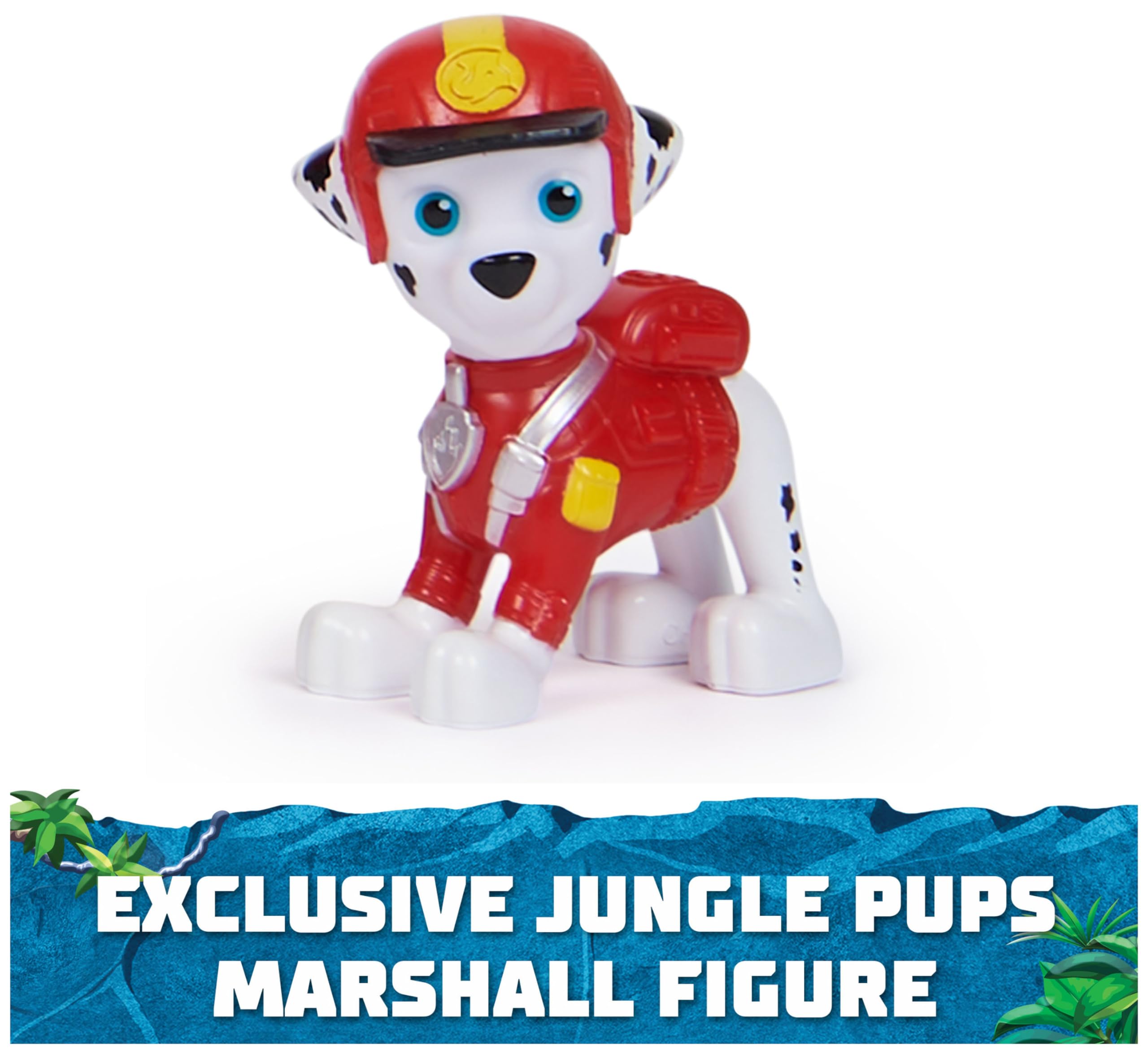 Foto 7 | Camión de Juguete Paw Patrol Jungle Pups Marshall con Proyectil - Venta Internacional
