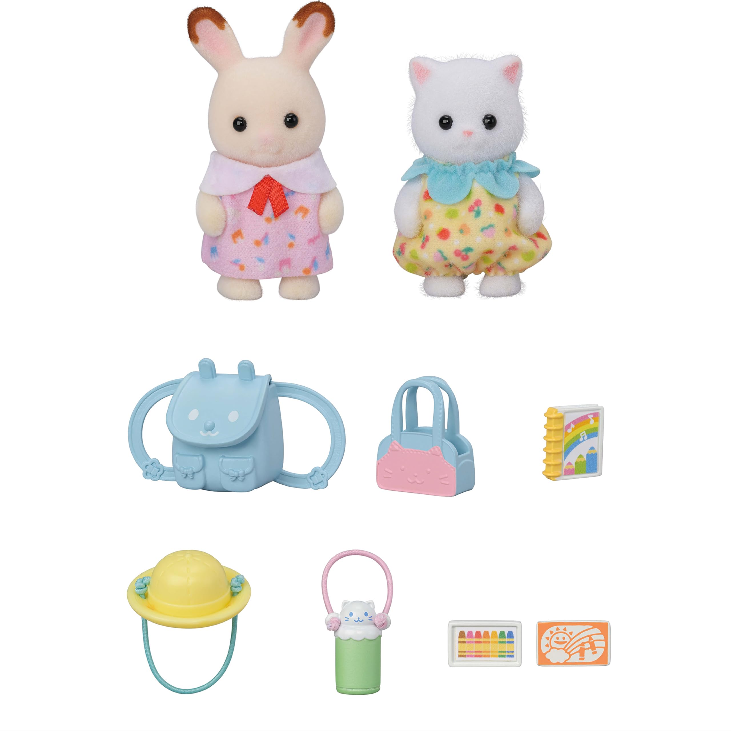 Foto 4 pulgar | Dúo Walk Along De Toy Calico Critters Nursery Friends - Venta Internacional