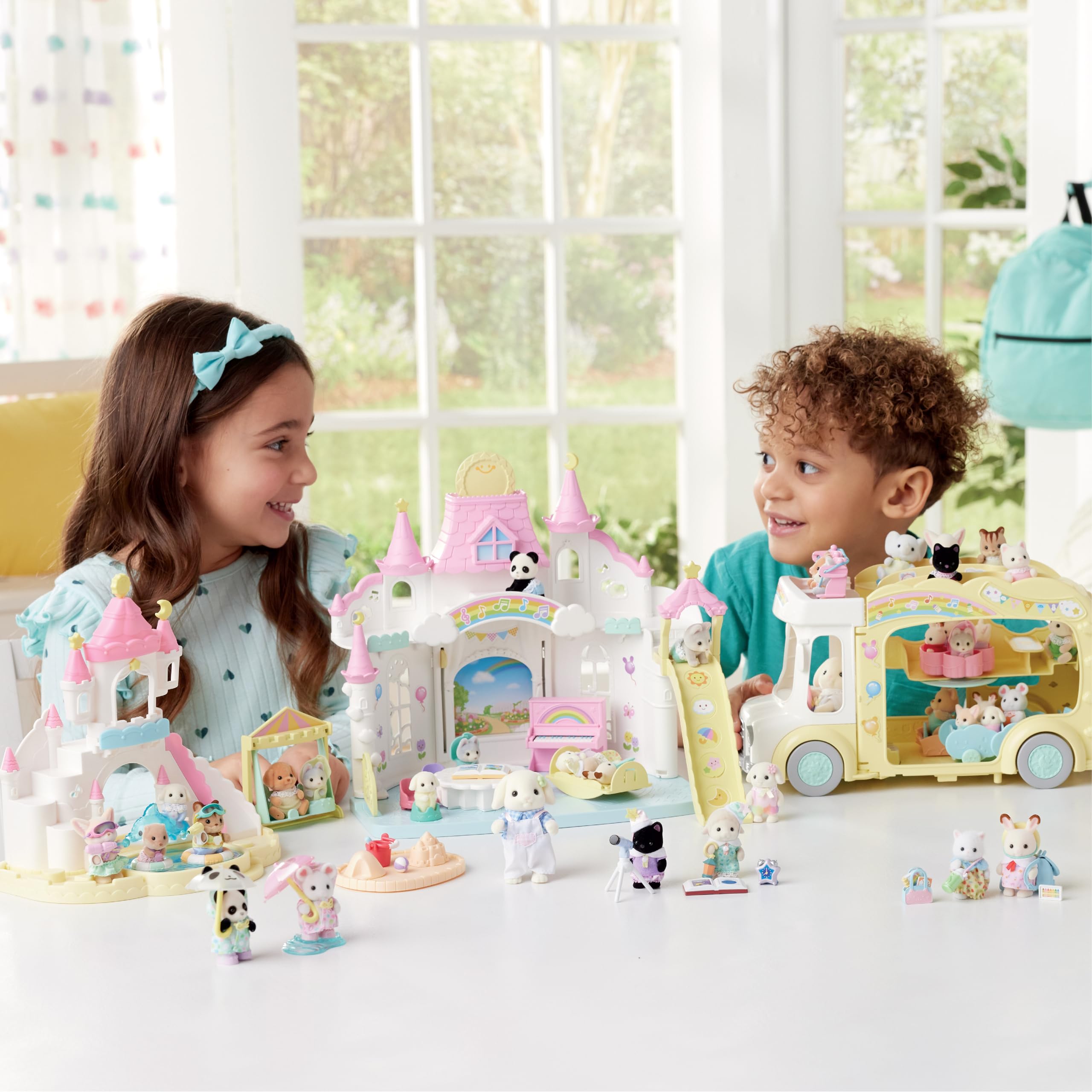 Foto 4 | Dúo Walk Along De Toy Calico Critters Nursery Friends - Venta Internacional