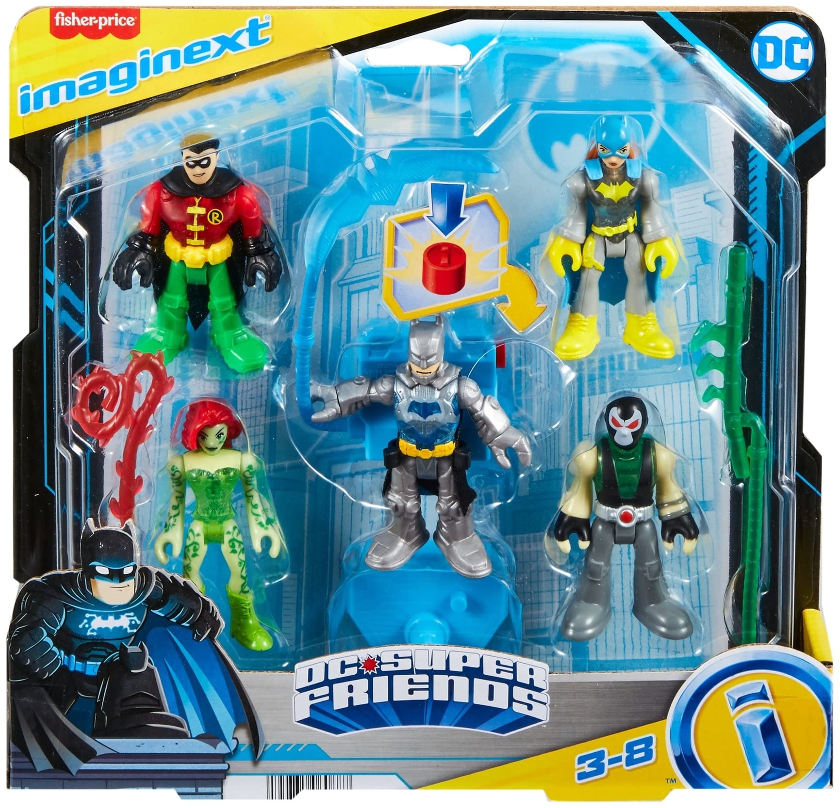 Foto 7 pulgar | Figuras de Batman Fisher-Price Imaginext DC Super Friends de Toy - Venta Internacional
