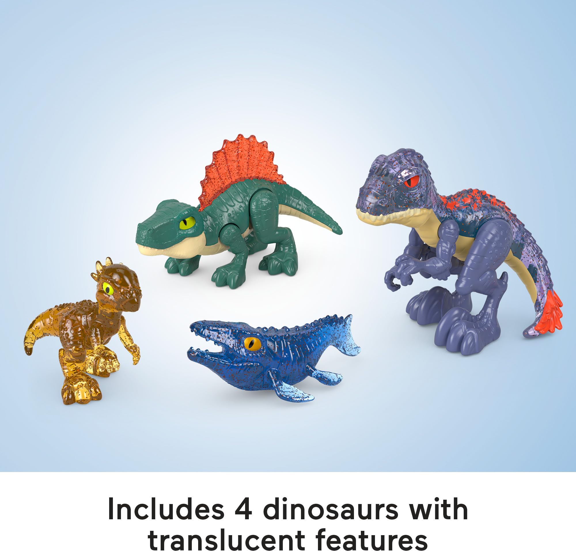 Foto 5 pulgar | Juego de Dinosaurios Fisher-price Imaginext Jurassic World 10 Pizas - Venta Internacional
