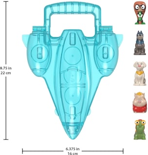 Foto 5 | Funda Tipo Jet Invisible De Toy Fisher Price Dc League Of Superpets - Venta Internacional