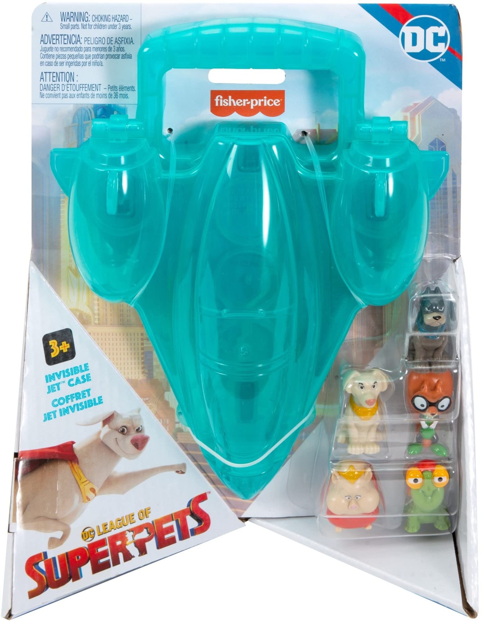 Foto 7 pulgar | Funda Tipo Jet Invisible De Toy Fisher Price Dc League Of Superpets - Venta Internacional