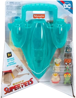 Foto 6 | Funda Tipo Jet Invisible De Toy Fisher Price Dc League Of Superpets - Venta Internacional