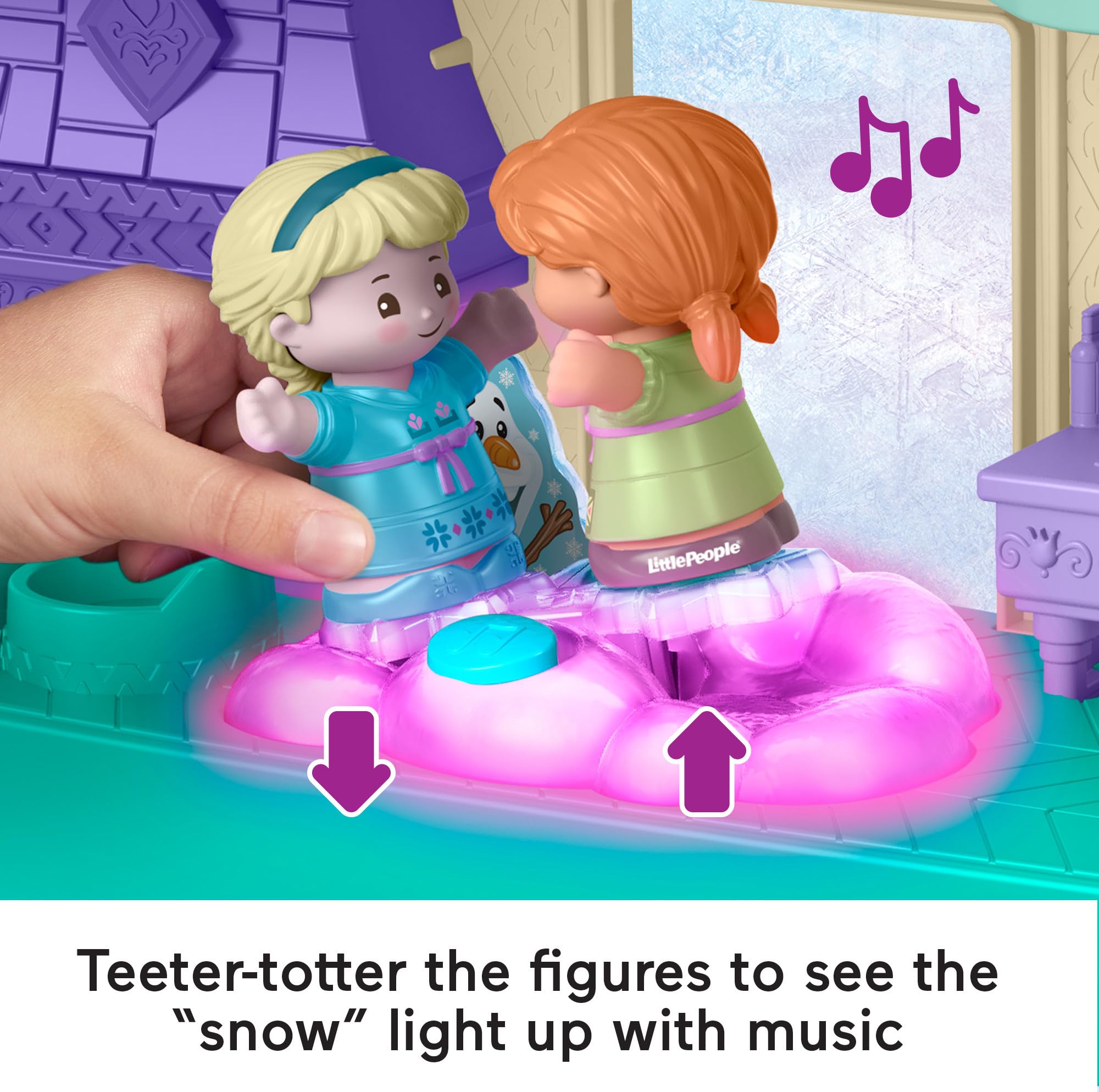Foto 4 pulgar | Set de Juego Fisher-Price Little People Disney Frozen Castle - Venta Internacional