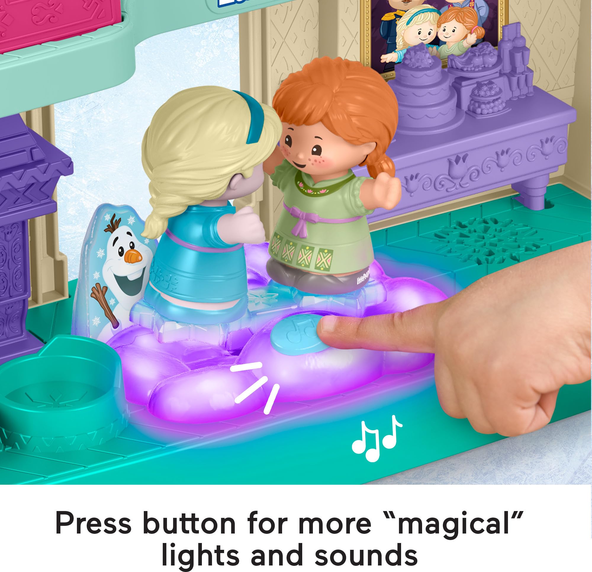 Foto 4 | Set de Juego Fisher-Price Little People Disney Frozen Castle - Venta Internacional