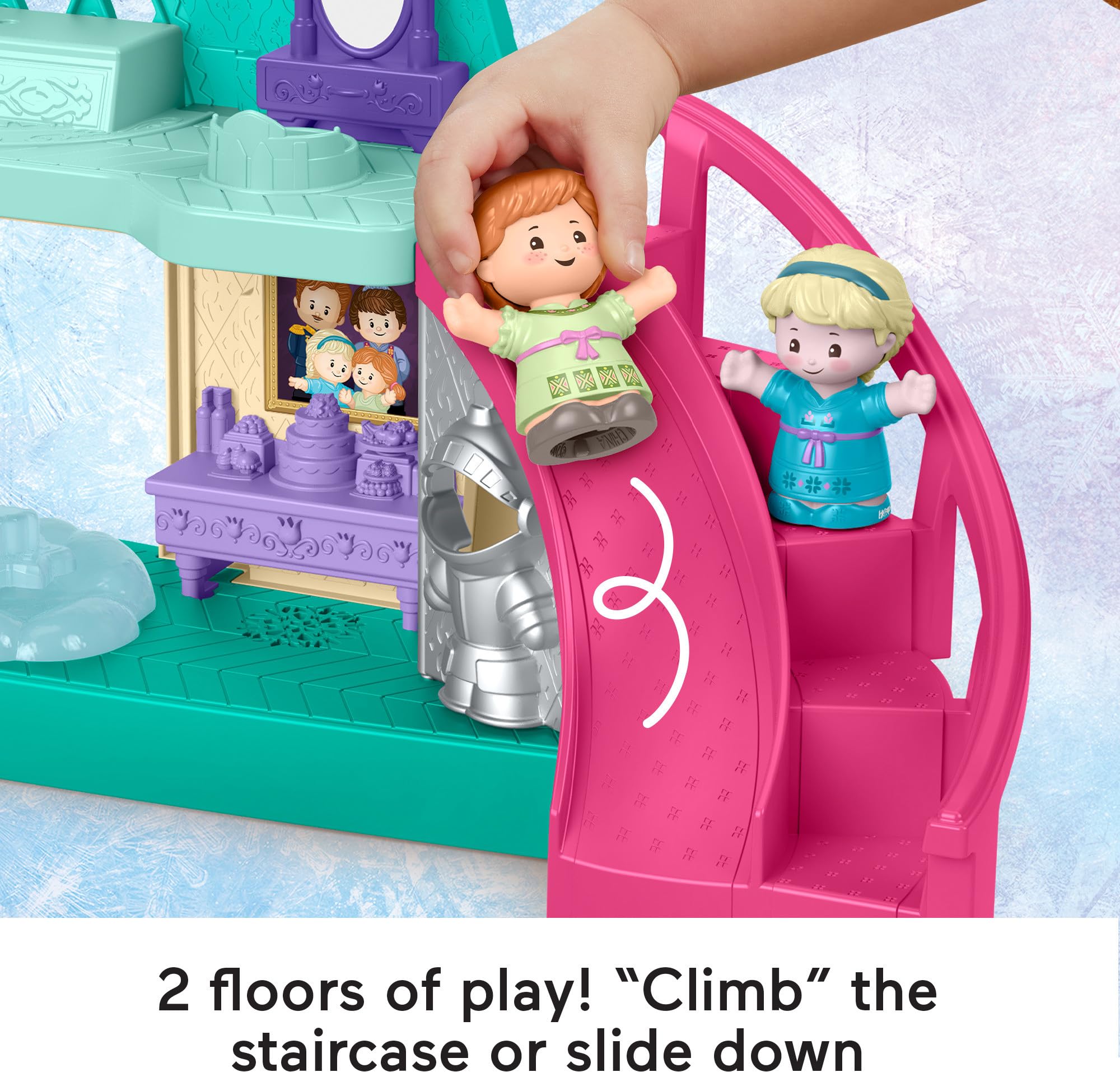 Foto 6 pulgar | Set de Juego Fisher-Price Little People Disney Frozen Castle - Venta Internacional