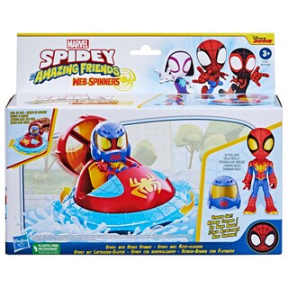 Foto 4 | Coche de Juguete Marvel Spidey y sus Increíbles Amigos con Figura - Venta Internacional