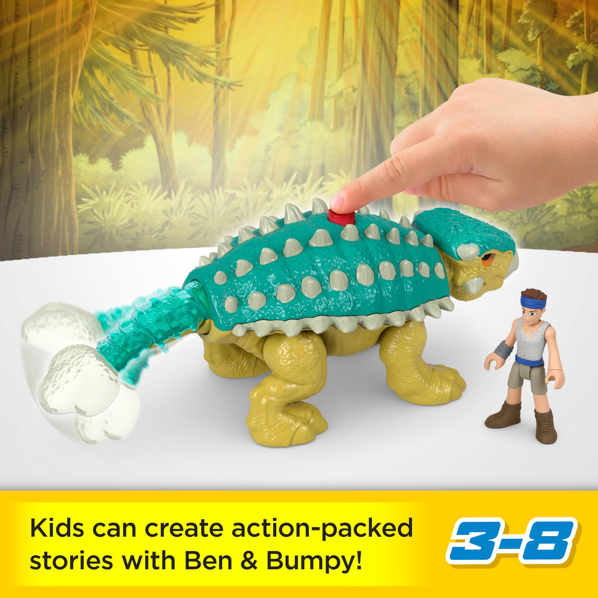 Foto 2 | Set de Juguetes con Dinosaurios Fisher-price Imaginext Jurassic World - Venta Internacional