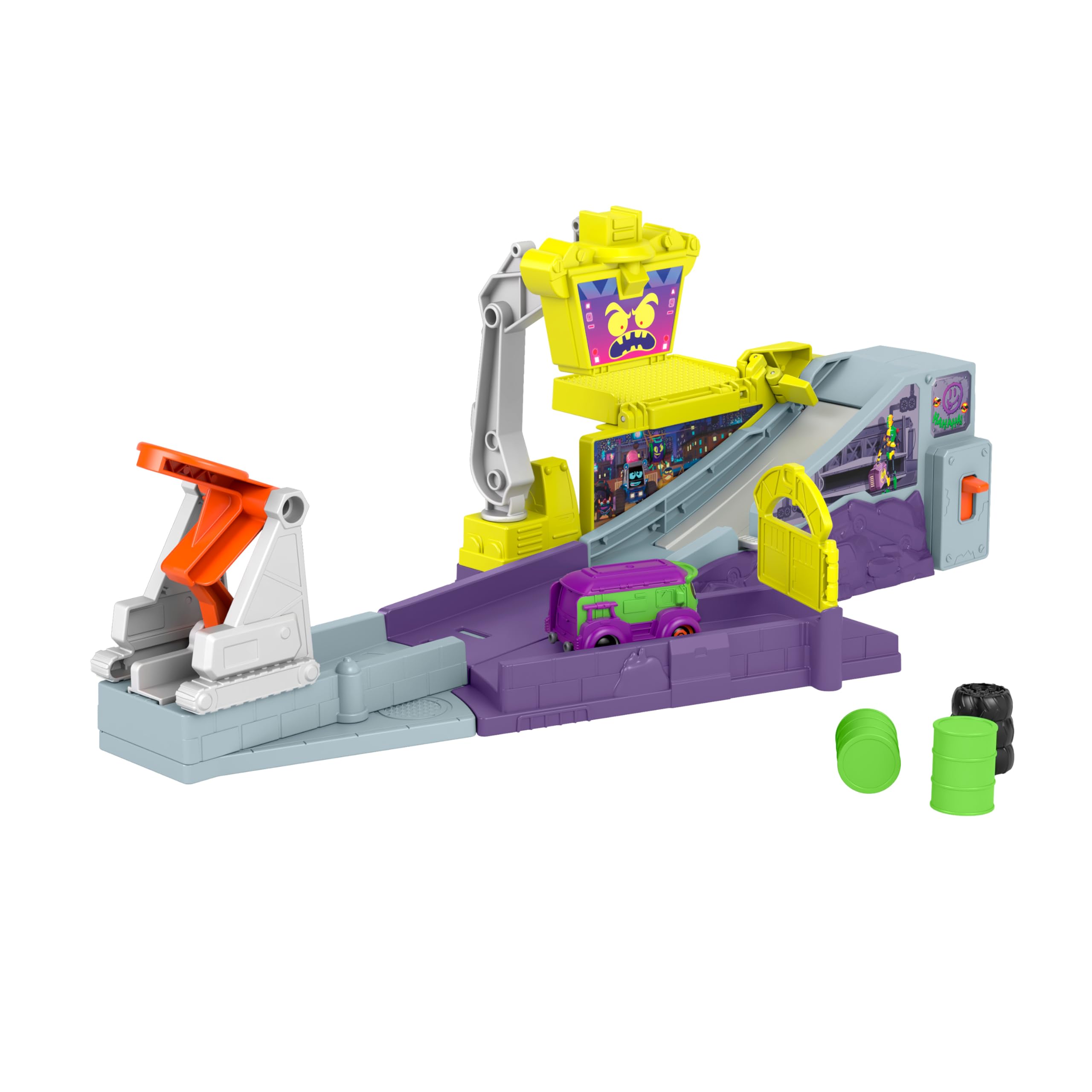 Playset Fisher-price Dc Batwheels Legion Of Zoom con Rampa para Coche - Venta Internacional