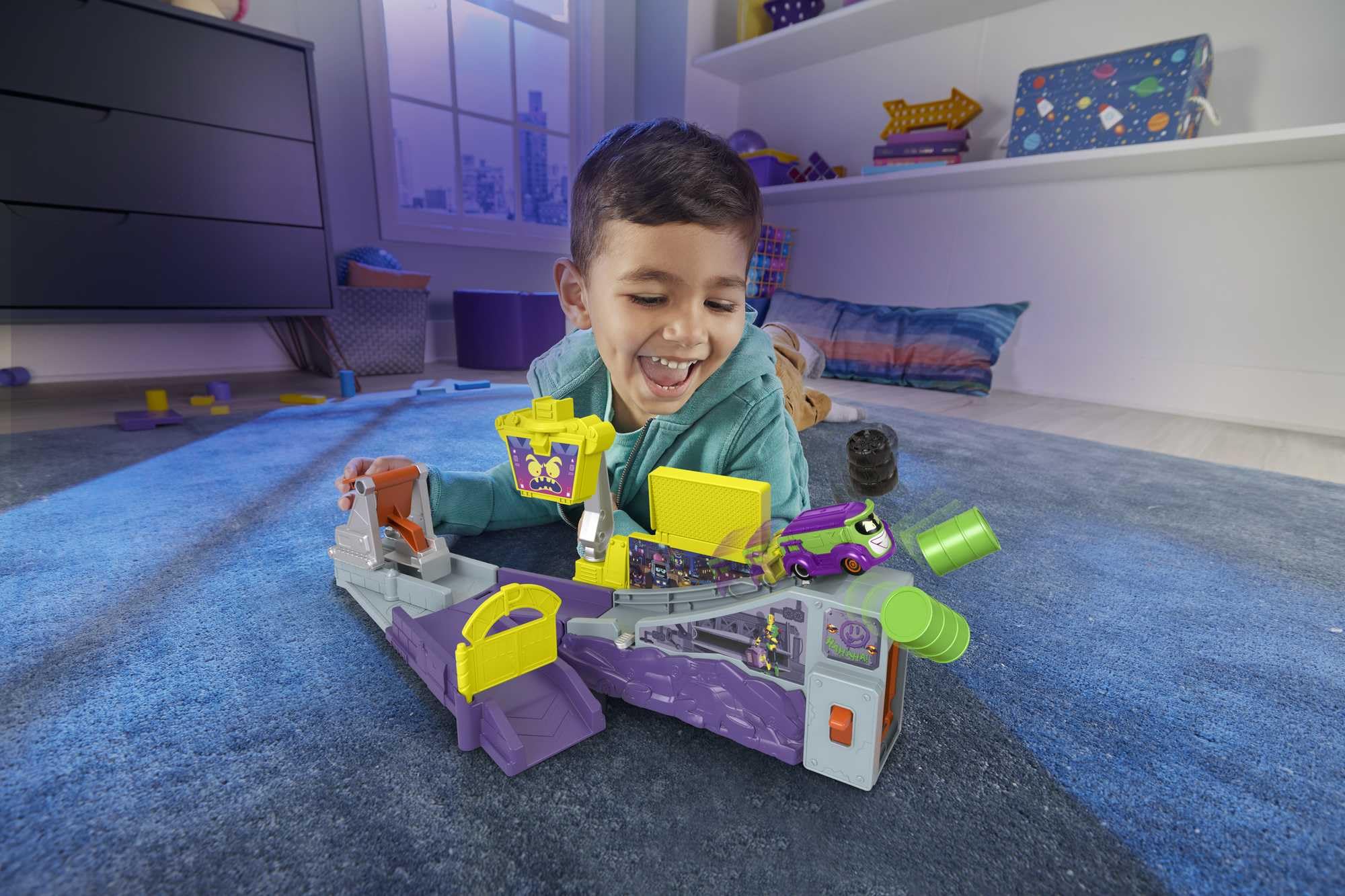 Foto 3 pulgar | Playset Fisher-price Dc Batwheels Legion Of Zoom con Rampa para Coche - Venta Internacional