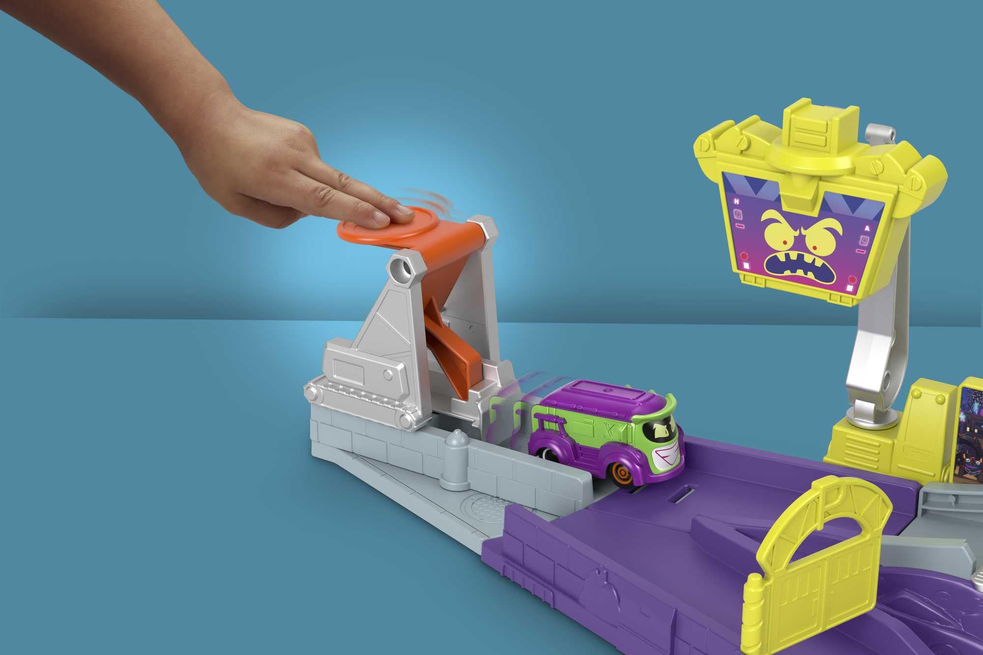 Foto 4 pulgar | Playset Fisher-price Dc Batwheels Legion Of Zoom con Rampa para Coche - Venta Internacional
