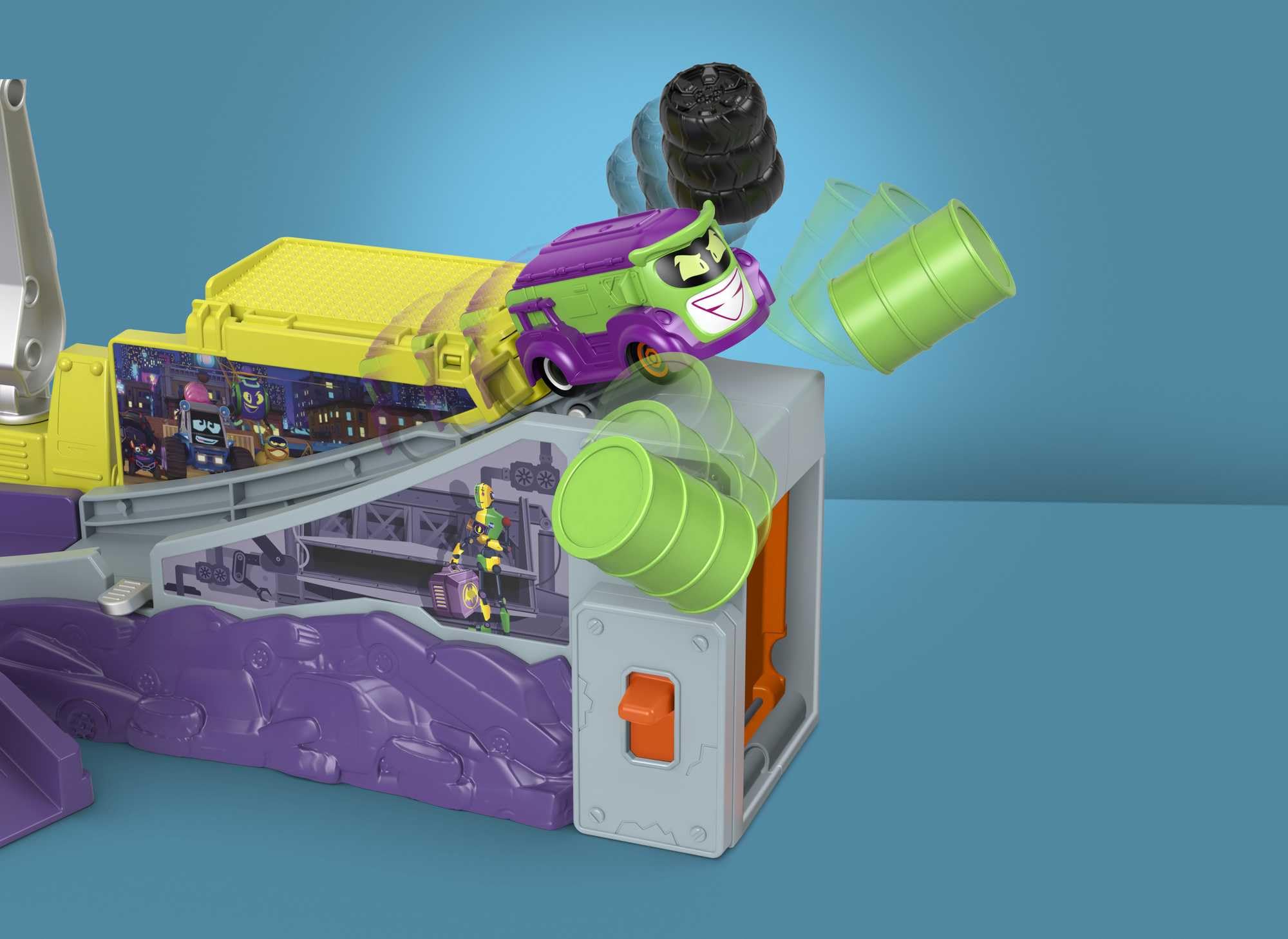 Foto 5 pulgar | Playset Fisher-price Dc Batwheels Legion Of Zoom con Rampa para Coche - Venta Internacional