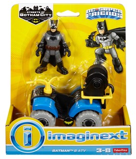 Foto 4 | Figura de Acción Fisher-Price Imaginext Batman Calles de Ciudad Gótica - Venta Internacional