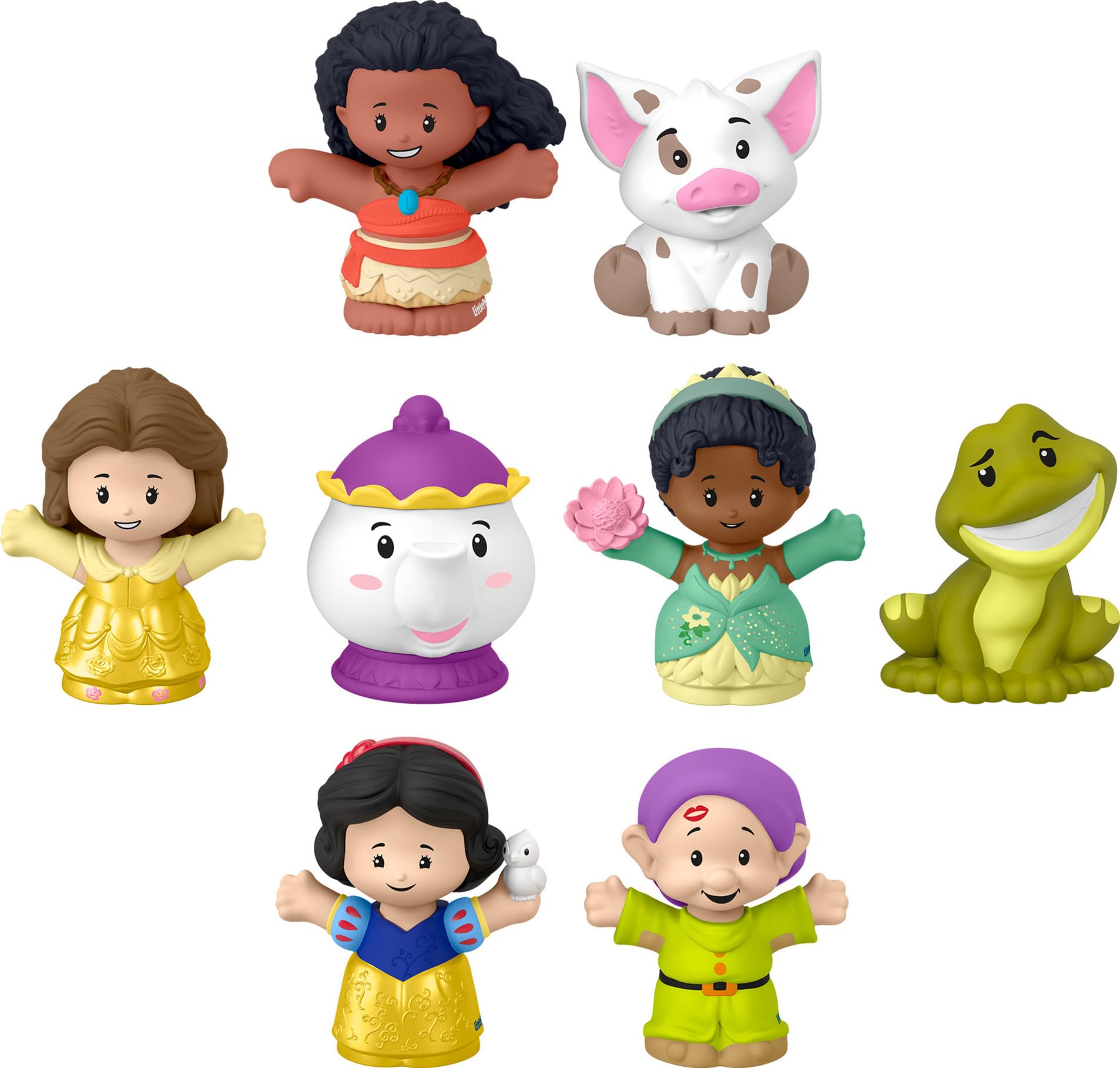 Set de Figuras Fisher-price Little People Disney Princess 8 Piezas - Venta Internacional