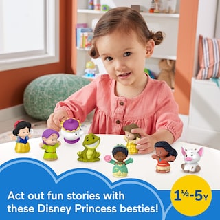 Foto 2 | Set de Figuras Fisher-price Little People Disney Princess 8 Piezas - Venta Internacional