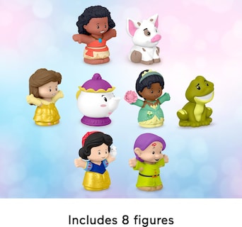 Foto 3 | Set de Figuras Fisher-price Little People Disney Princess 8 Piezas - Venta Internacional