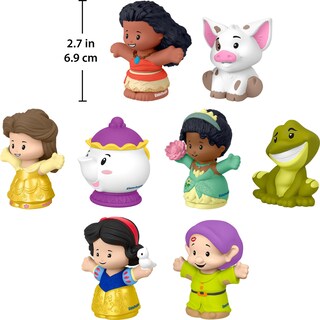 Foto 4 | Set de Figuras Fisher-price Little People Disney Princess 8 Piezas - Venta Internacional