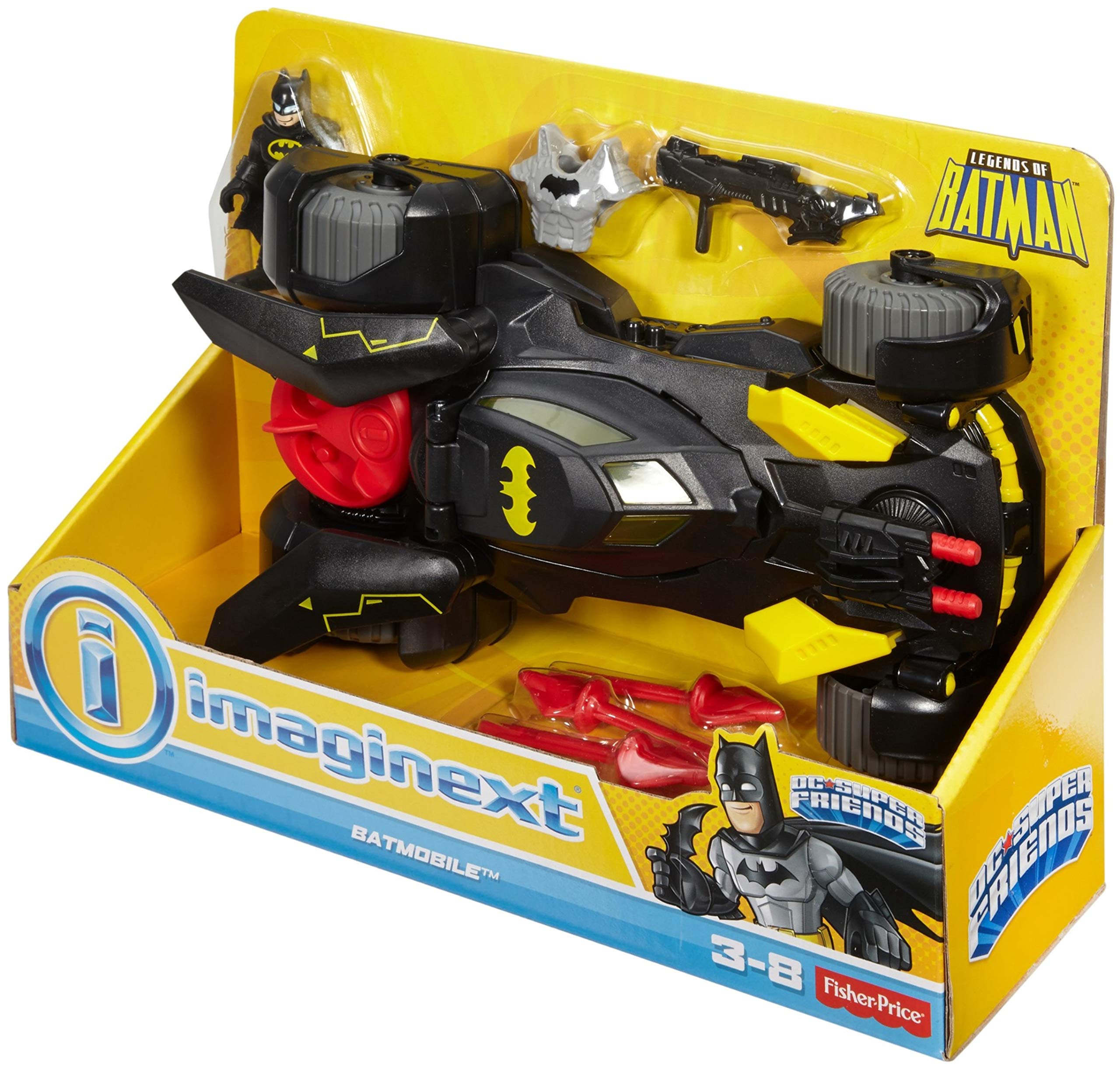 Foto 5 pulgar | Batimóvil Imaginext Fisher-Price DC Super Friends - Venta Internacional