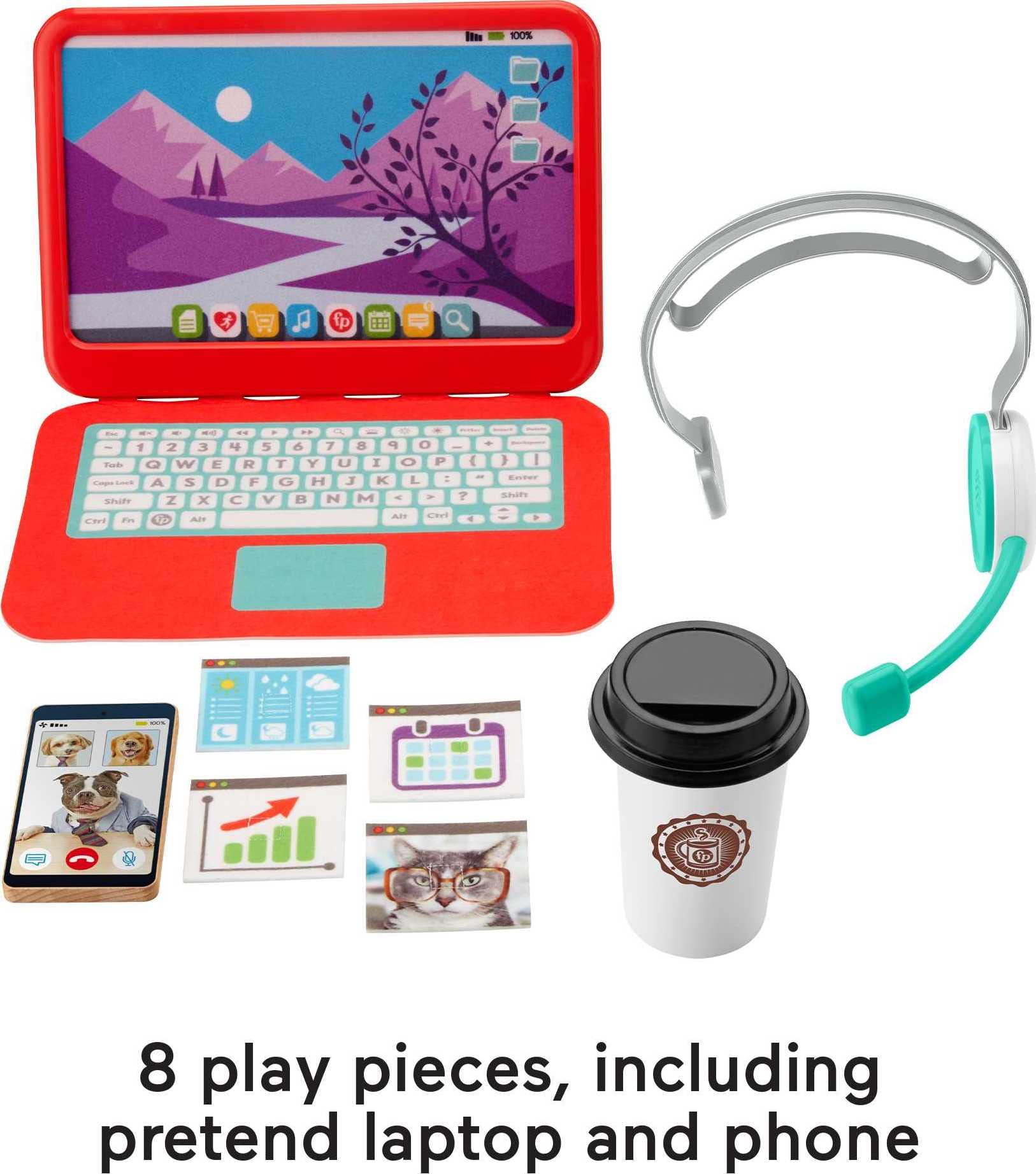 Foto 6 pulgar | Set de Juego Fisher-price My Home Office - Venta Internacional