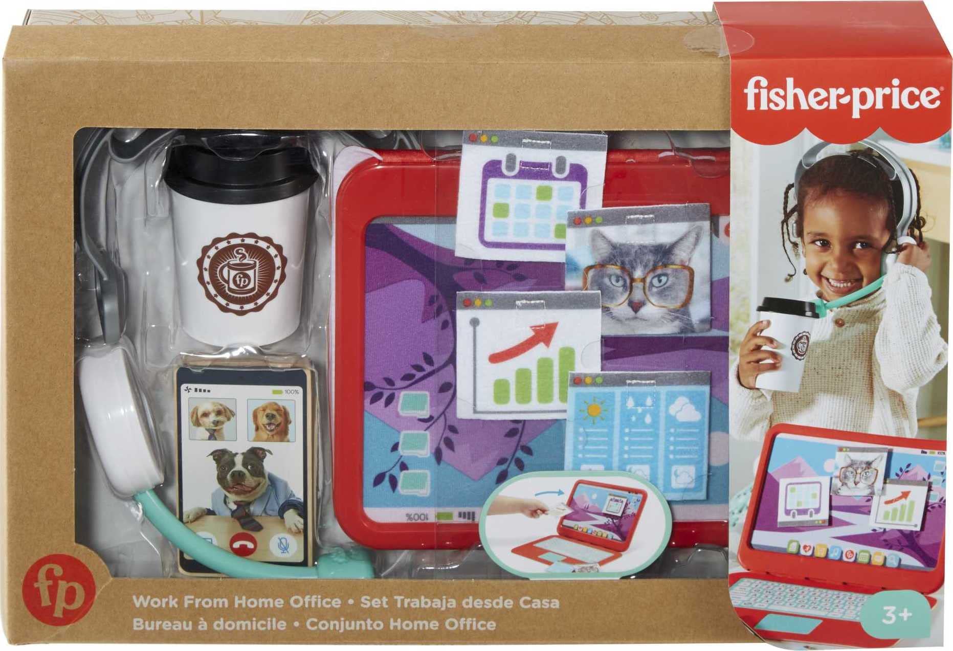 Foto 7 pulgar | Set de Juego Fisher-price My Home Office - Venta Internacional