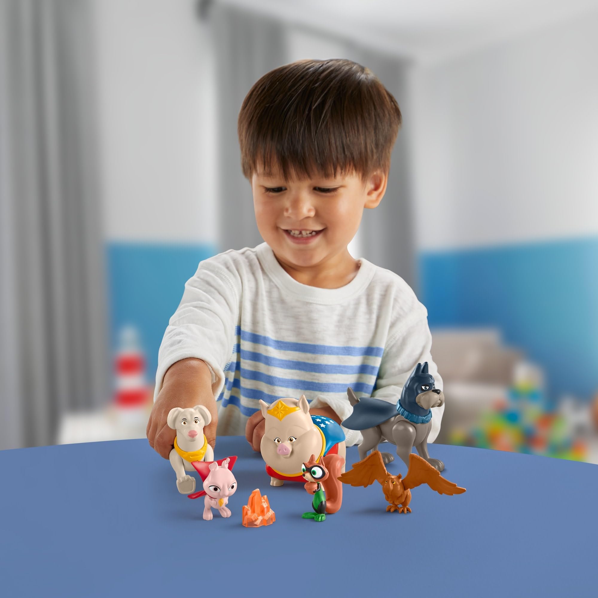 Foto 3 pulgar | Set de Figuras de Juguete Fisher-Price DC League of SuperPets  - Venta Internacional