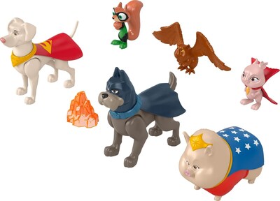 Foto 4 | Set de Figuras de Juguete Fisher-Price DC League of SuperPets - Venta Internacional