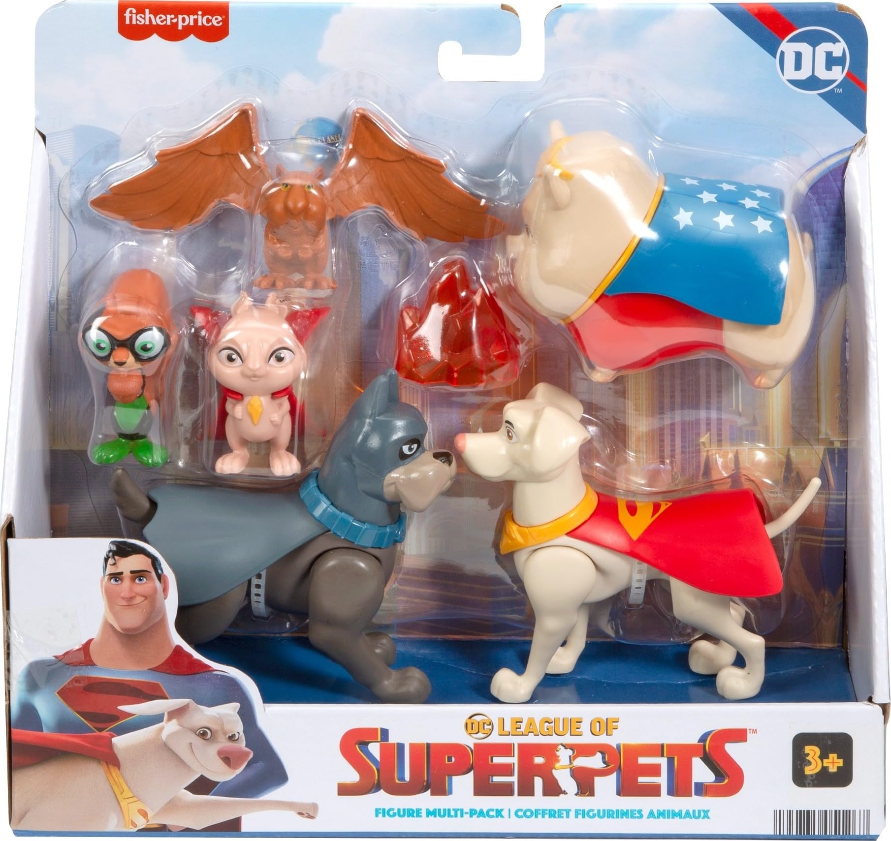 Foto 7 pulgar | Set de Figuras de Juguete Fisher-Price DC League of SuperPets  - Venta Internacional