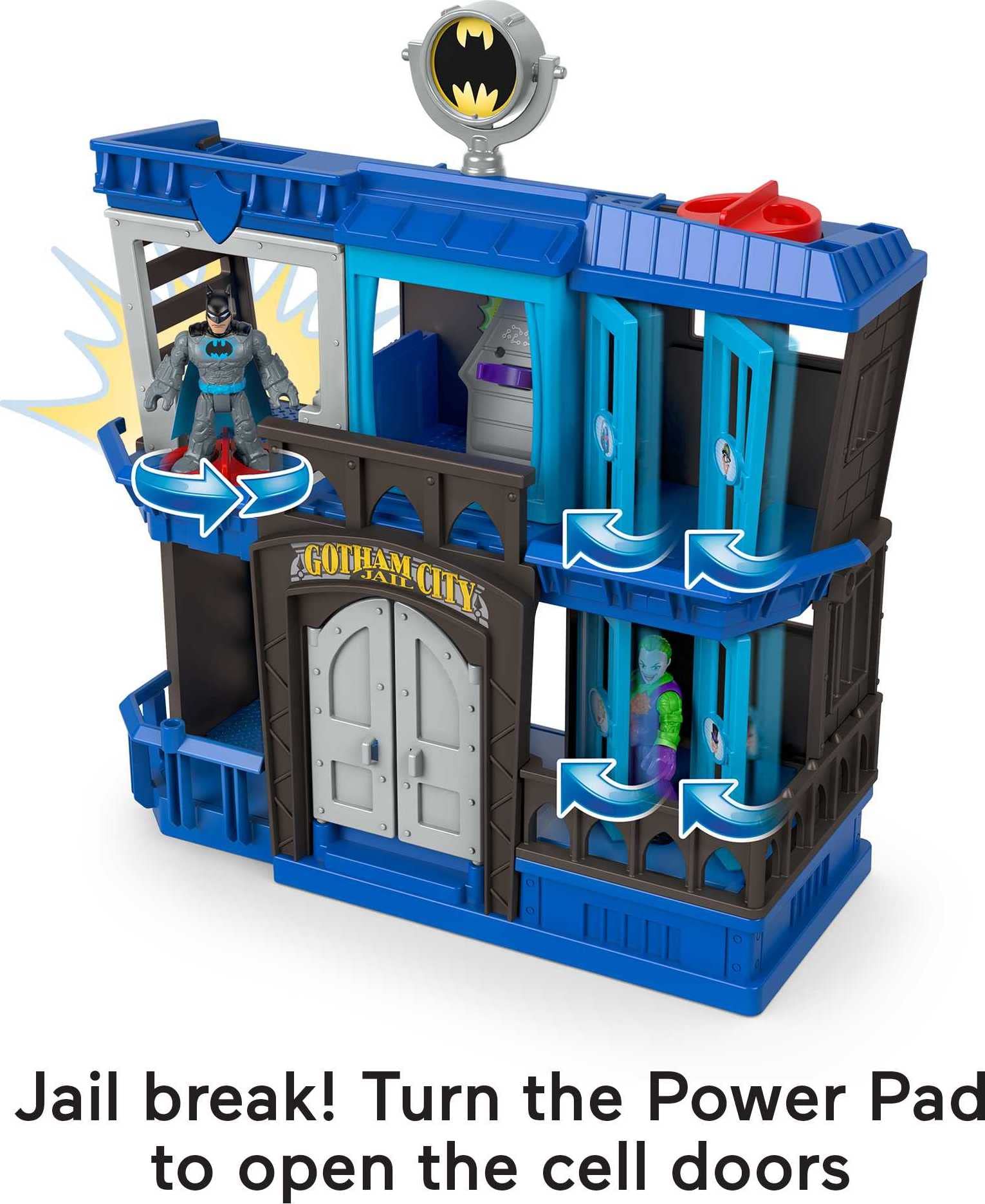 Foto 5 pulgar | Playset Fisher-Price Imaginext DC Super Friends Batman Jail - Venta Internacional