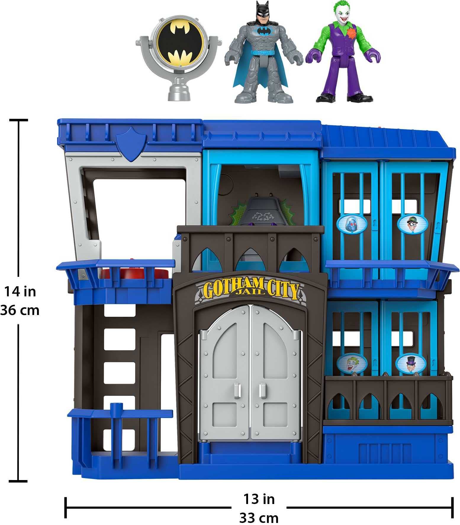 Foto 6 pulgar | Playset Fisher-Price Imaginext DC Super Friends Batman Jail - Venta Internacional