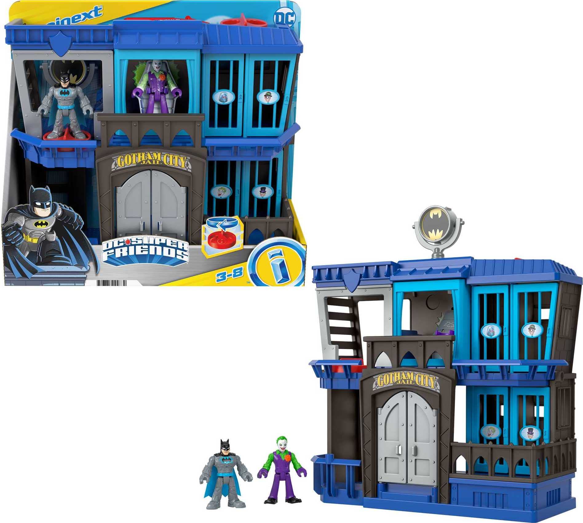 Foto 7 pulgar | Playset Fisher-Price Imaginext DC Super Friends Batman Jail - Venta Internacional