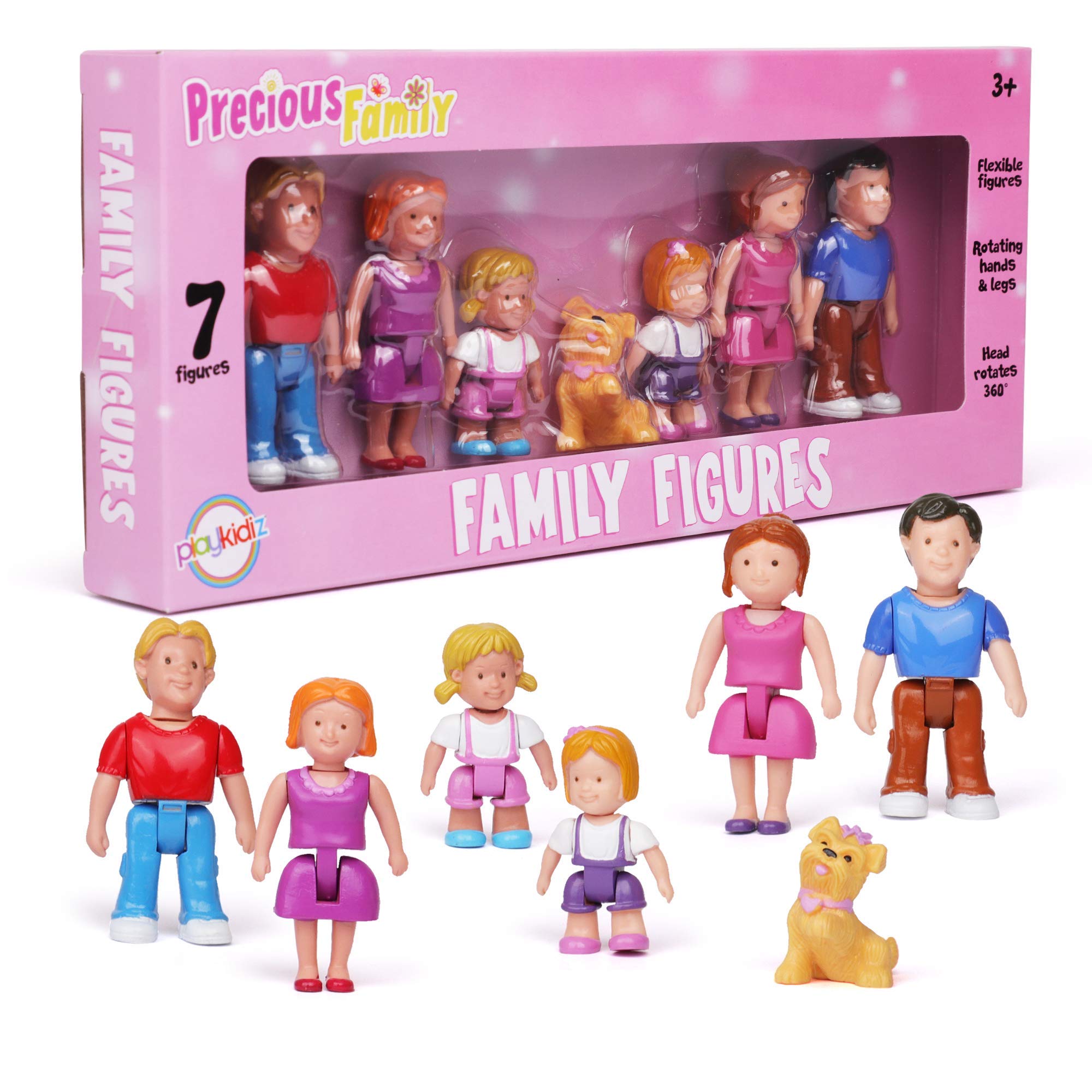 Foto 2 pulgar | Juego de 7 Figuras Familiares Playkidz- Venta Internacional