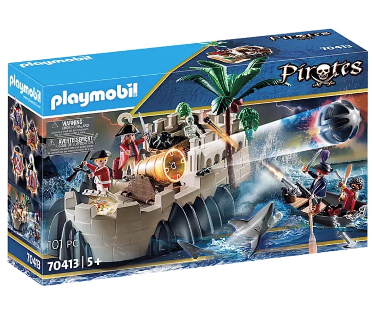 Foto 2 pulgar | Set de Juego Playmobil Redcoat Bastion 70413 Pirates con 101 Piezas - Venta Internacional