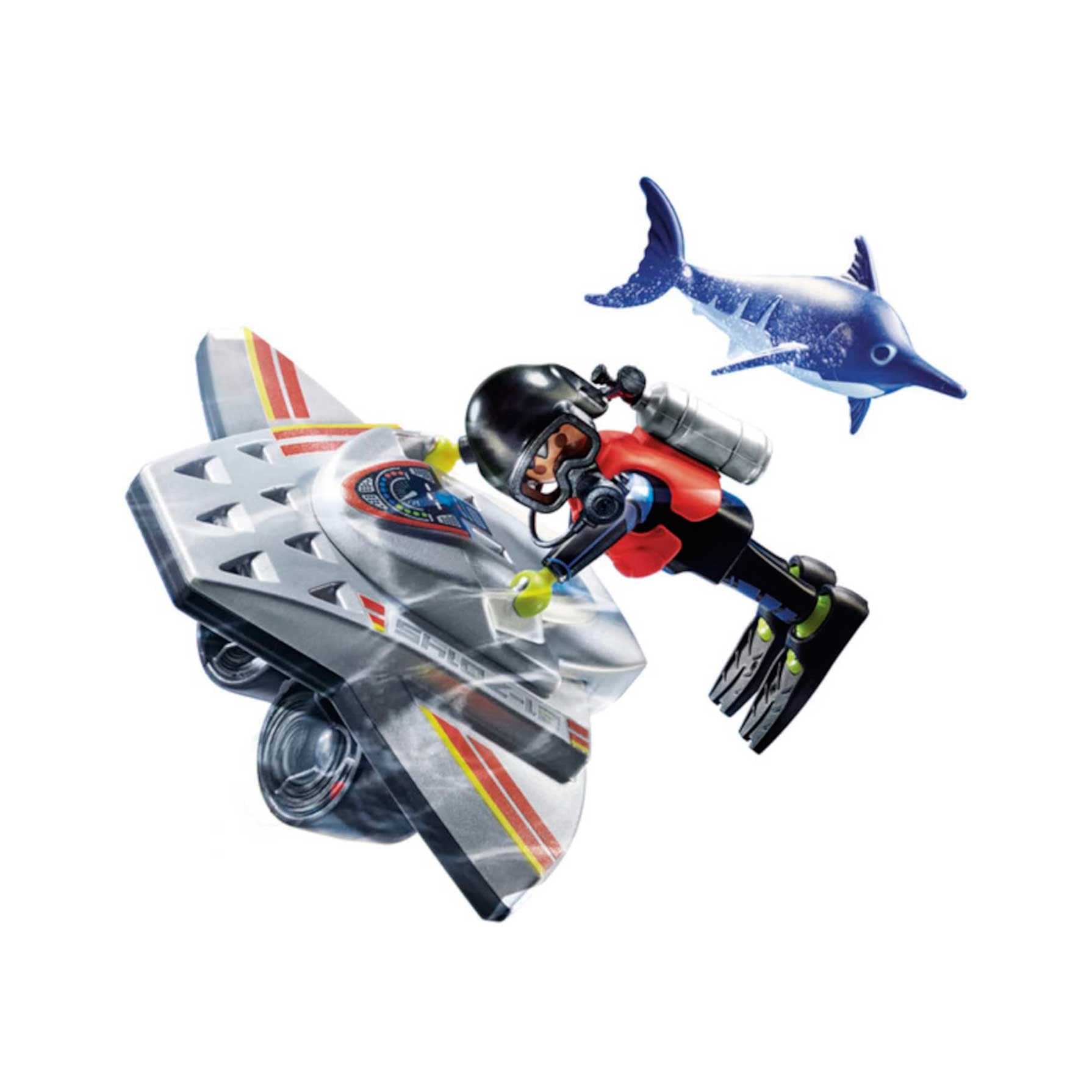 Foto 3 pulgar | Set de Juego Casco de Buceo Playmobil Scooter con Tanque de Oxígeno - Venta Internacional