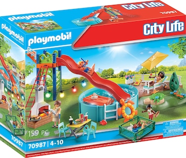 Foto 1 | Set de Fiesta Playmobil en La Piscina - Venta Internacional