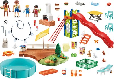 Foto 3 | Set de Fiesta Playmobil en La Piscina - Venta Internacional