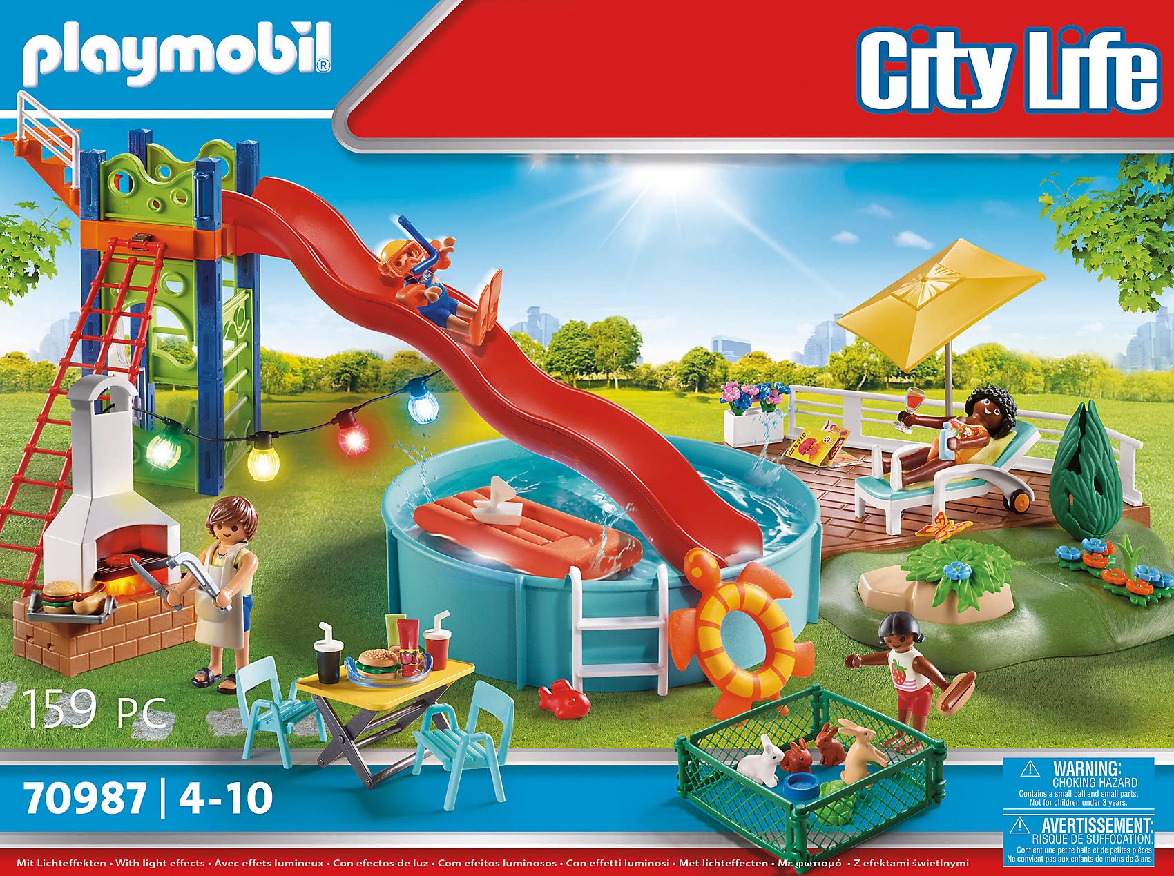 Foto 8 pulgar | Set de Fiesta Playmobil en La Piscina - Venta Internacional