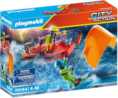 Foto 1 | Set de Juego Playmobil Kitesurfer Rescue con Lancha Rápida y Boya de Seguridad - Venta Internacional