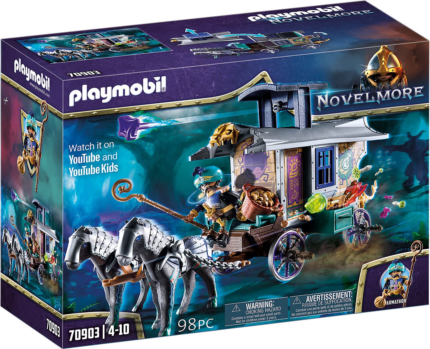 Carruaje Mercante Playmobil Violet Vale- Venta Internacional